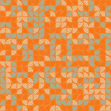 Soyut Geometrik Desen üretken hesaplama sanatı çizimi