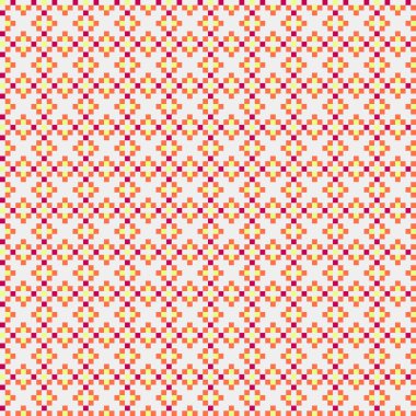 Soyut çapraz desenli üretken hesaplama sanatı çizimi