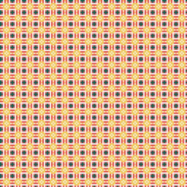 Soyut çapraz desenli üretken hesaplama sanatı çizimi