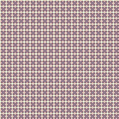 Soyut çapraz desenli üretken hesaplama sanatı çizimi