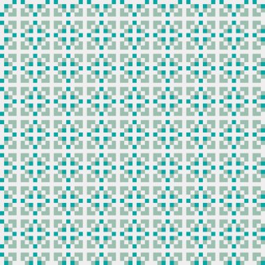 Soyut çapraz desenli üretken hesaplama sanatı çizimi