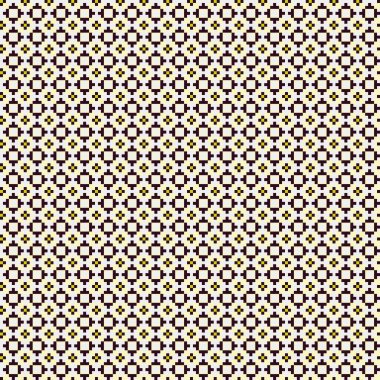 Soyut çapraz desenli üretken hesaplama sanatı çizimi