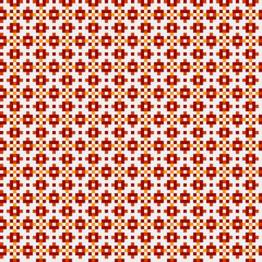 Soyut çapraz desenli üretken hesaplama sanatı çizimi