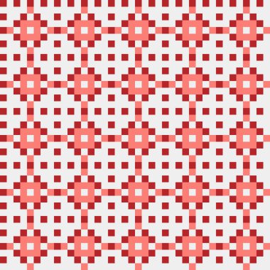 Soyut çapraz desenli üretken hesaplama sanatı çizimi