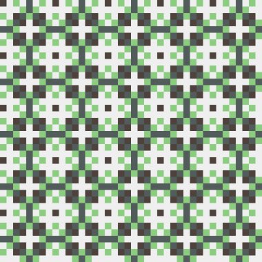 Soyut çapraz desen, üretken hesaplama sanatı illüstrasyonu 