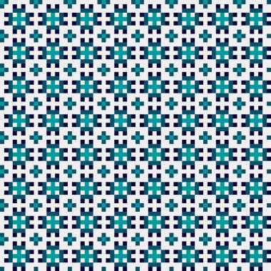 Soyut çapraz desenli üretken hesaplama sanatı çizimi