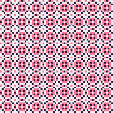 Soyut çapraz desenli üretken hesaplama sanatı çizimi