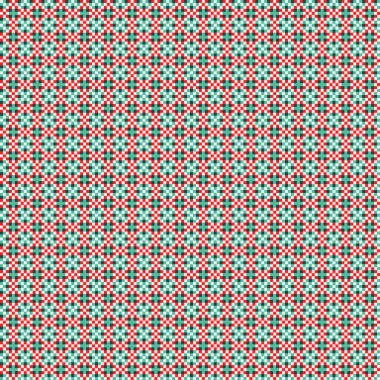 Soyut çapraz desenli üretken hesaplama sanatı çizimi