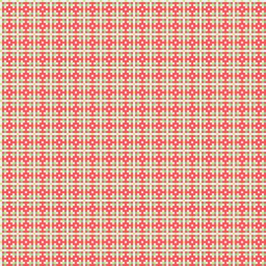 Soyut çapraz desenli üretken hesaplama sanatı çizimi