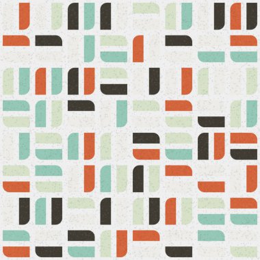 Soyut Geometrik Desen üretken hesaplama sanatı çizimi