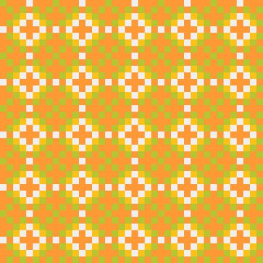 Soyut çapraz desenli üretken hesaplama sanatı çizimi