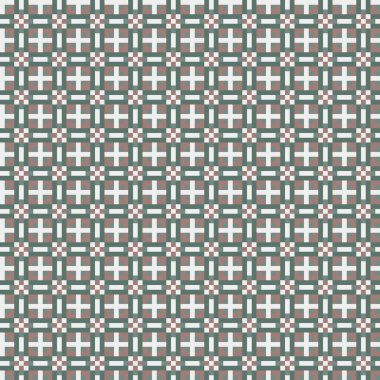 Soyut çapraz desen, üretken hesaplama sanatı illüstrasyonu 