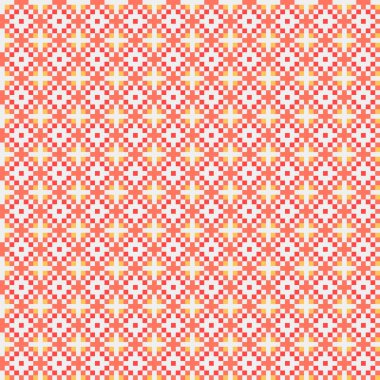 Soyut çapraz desenli üretken hesaplama sanatı çizimi