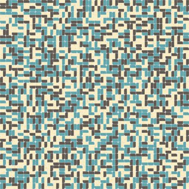 Soyut Geometrik Desen üretken hesaplama sanatı çizimi