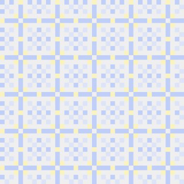 Soyut çapraz desenli üretken hesaplama sanatı çizimi