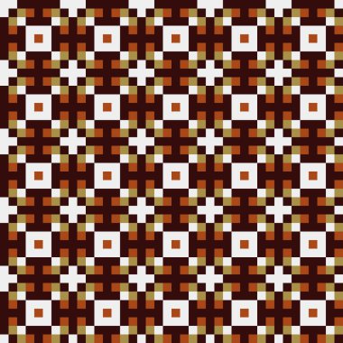 Soyut çapraz desenli üretken hesaplama sanatı çizimi