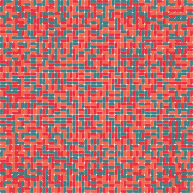 Soyut Geometrik Desen üretken hesaplama sanatı çizimi