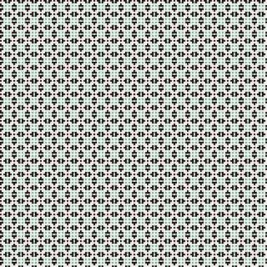 Soyut çapraz desenli üretken hesaplama sanatı çizimi