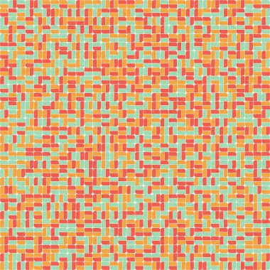 Soyut Geometrik Desen üretken hesaplama sanatı çizimi