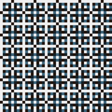 Soyut çapraz desenli üretken hesaplama sanatı çizimi