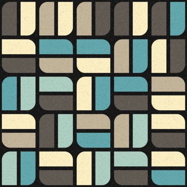 Soyut Geometrik Desen üretken hesaplama sanatı çizimi