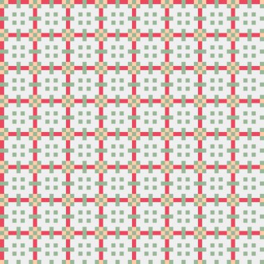 Soyut çapraz desen, üretken hesaplama sanatı illüstrasyonu 