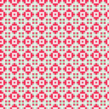 Soyut çapraz desenli üretken hesaplama sanatı çizimi