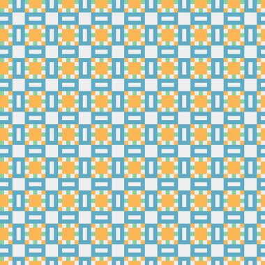 Soyut çapraz desenli üretken hesaplama sanatı çizimi