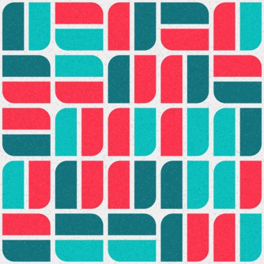 Soyut Geometrik Desen üretken hesaplama sanatı çizimi