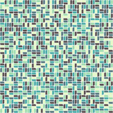 Soyut Geometrik Desen üretken hesaplama sanatı çizimi