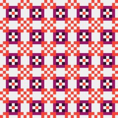 Soyut çapraz desenli üretken hesaplama sanatı çizimi