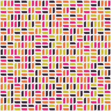 Soyut Geometrik Desen üretken hesaplama sanatı çizimi