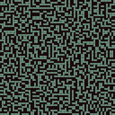 Soyut Geometrik Desen üretken hesaplama sanatı çizimi