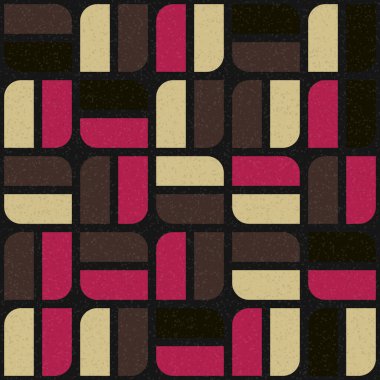 Soyut Geometrik Desen üretken hesaplama sanatı çizimi