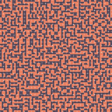 Soyut Geometrik Desen üretken hesaplama sanatı çizimi