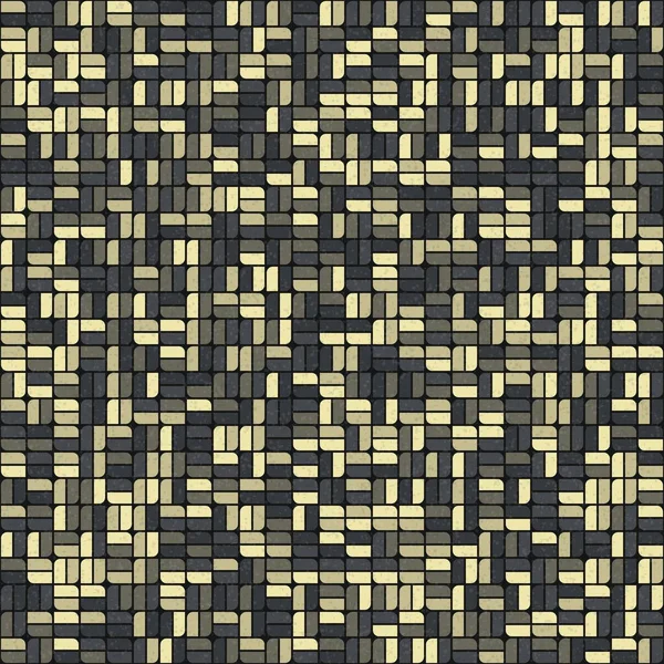 Abstrakte Geometrische Muster Generative Computergestützte Kunstillustration — Stockvektor