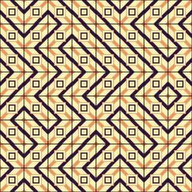 Soyut Geometrik Desen üretken hesaplama sanatı çizimi