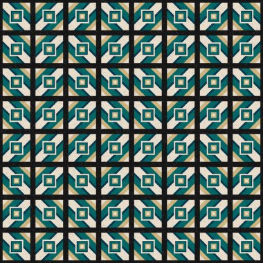 Soyut Geometrik Desen üretken hesaplama sanatı çizimi