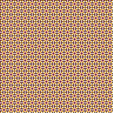 Soyut çapraz desenli üretken hesaplama sanatı çizimi