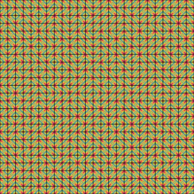 Soyut Geometrik Desen üretken hesaplama sanatı çizimi
