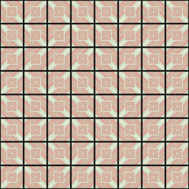 Soyut Geometrik Desen üretken hesaplama sanatı çizimi