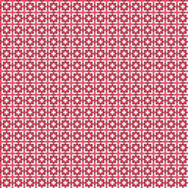 Soyut çapraz desenli üretken hesaplama sanatı çizimi