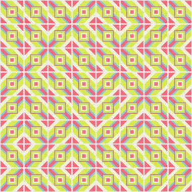 Soyut Geometrik Desen üretken hesaplama sanatı çizimi