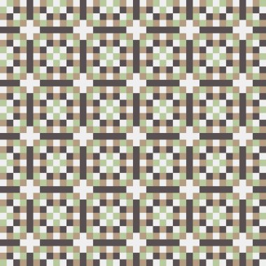 Soyut çapraz desenli üretken hesaplama sanatı çizimi