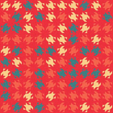 Soyut geometrik desen, renkli vektör çizimi