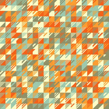 Soyut geometrik desen, renkli vektör çizimi