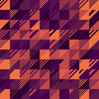 Soyut geometrik desen, renkli vektör çizimi