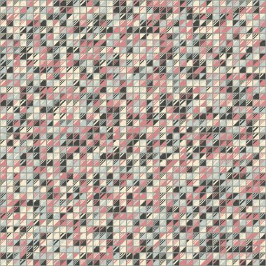 Soyut geometrik desen, renkli vektör çizimi