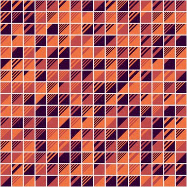 Soyut geometrik desen, renkli vektör çizimi