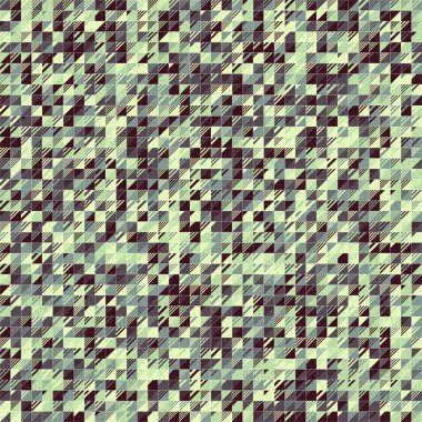 Soyut Geometrik Desen üretken hesaplama sanatı çizimi